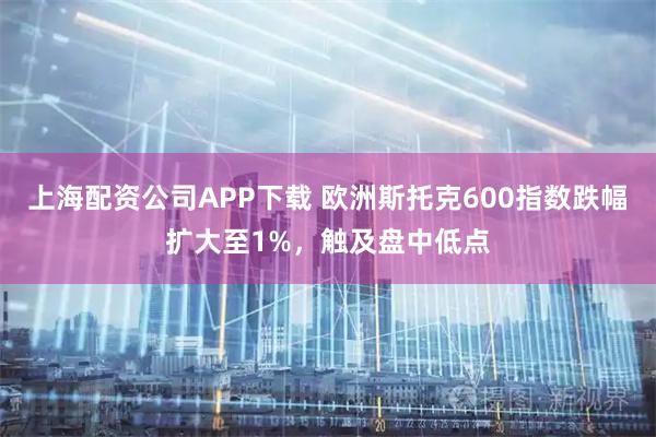 上海配资公司APP下载 欧洲斯托克600指数跌幅扩大至1%，触及盘中低点